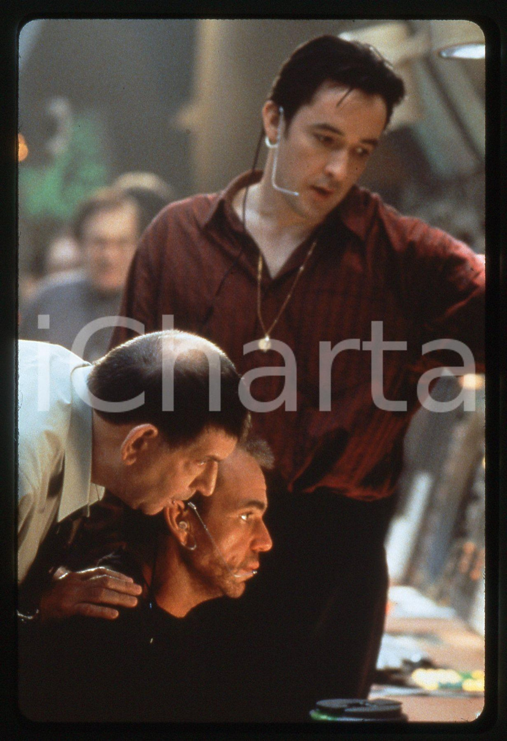 35mm vintage slide* 1999 PUSHING TIN John CUSACK Billy Bob THORNTON nel film (2)