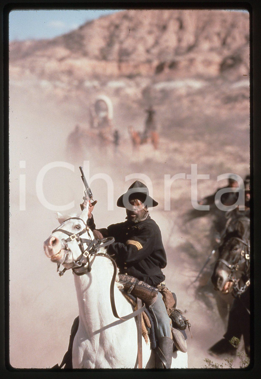 35mm vintage slide* 1997 BUFFALO SOLDIERS Glynn TURMAN in una scena del film 1