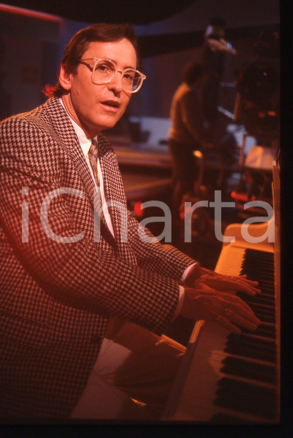 35mm vintage slide* 1985ca MUSICA Stephen SCHLAKS Ritratto del musicista (14)