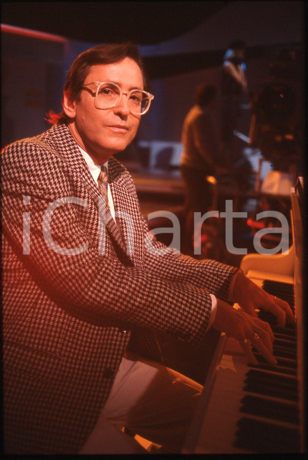 35mm vintage slide* 1985ca MUSICA Stephen SCHLAKS Ritratto del musicista (13)