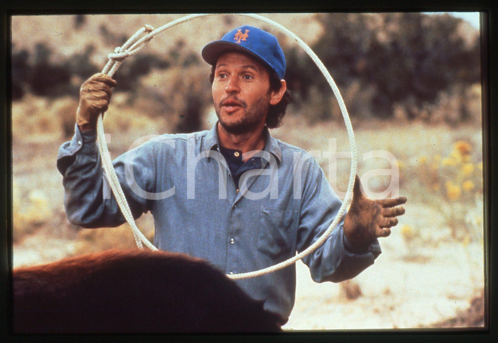 35mm vintage slide* 1991 CITY SLICKERS Billy CRYSTAL in una scena del Film (2)
