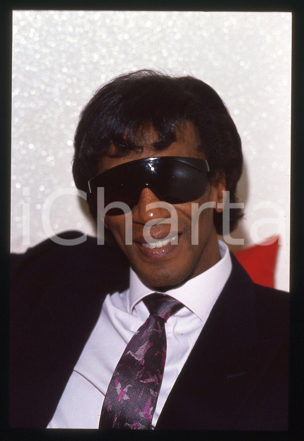 35mm vintage slide* 1985ca ITALIA COSTUME Rocky ROBERTS Ritratto del cantante 11