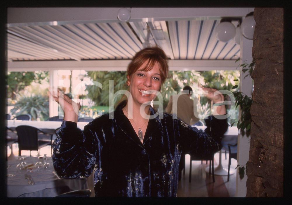 35mm vintage slide* 1998 SANREMO Paola FOLLI Ritratto della cantante (1)