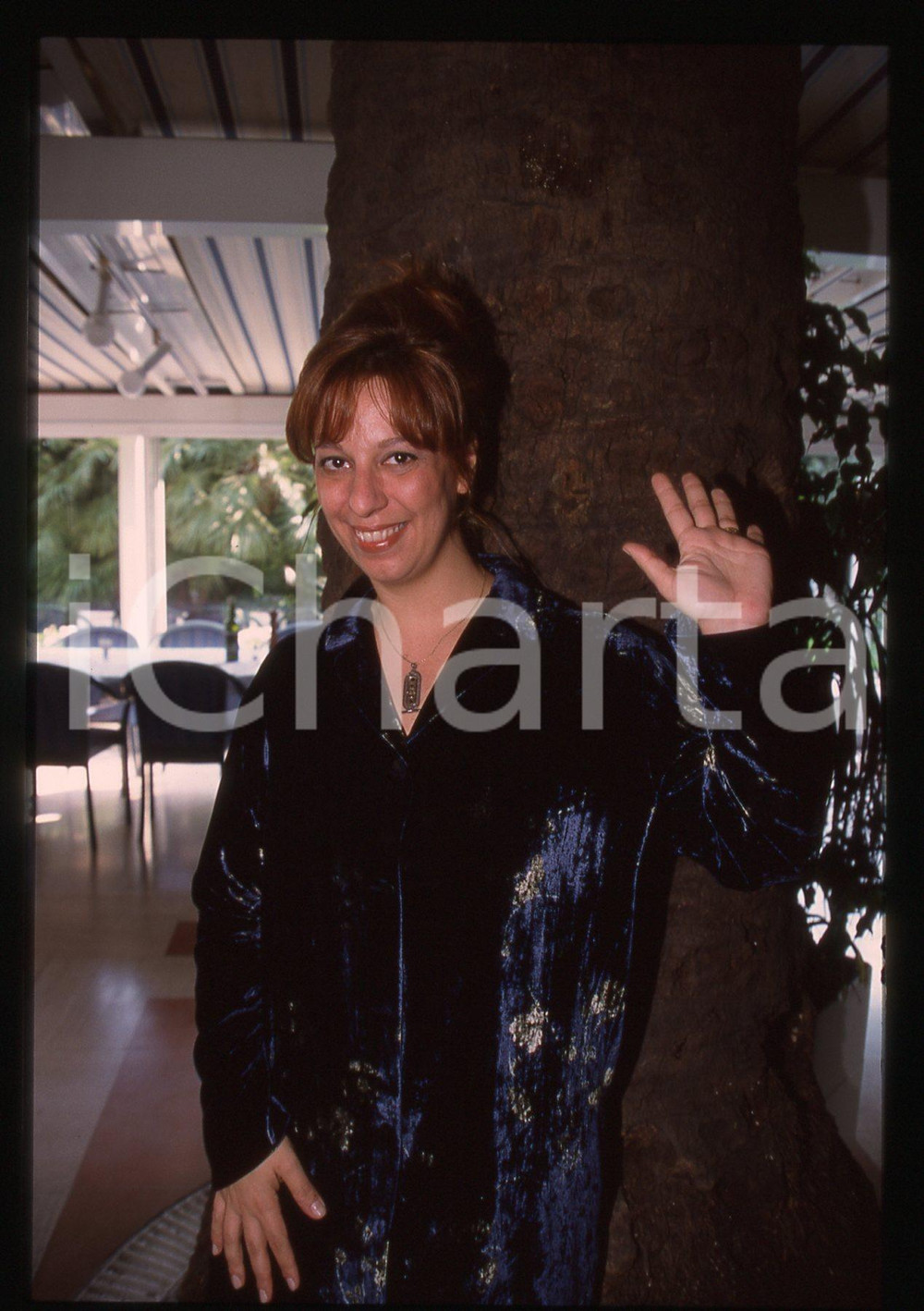 35mm vintage slide* 1998 SANREMO Paola FOLLI Ritratto della cantante (2)