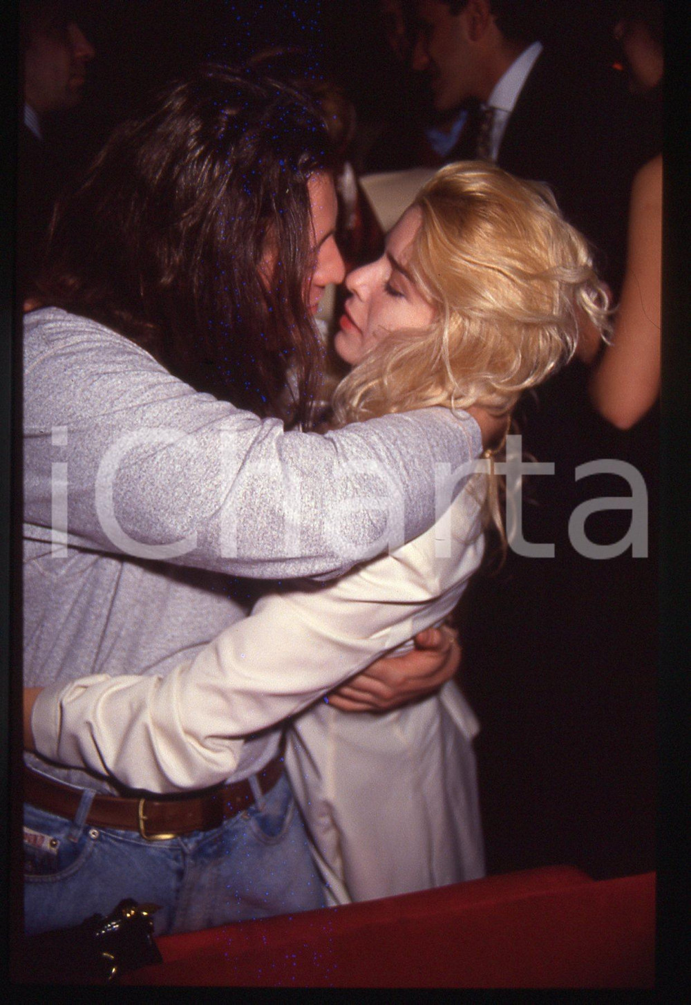 35mm vintage slide* 1995ca COSTUME Graziano SALVADORI in un night club 4