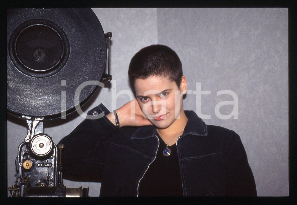 35mm vintage slide* 1997 SANREMO Silvia SALEMI Ritratto della cantante (8)