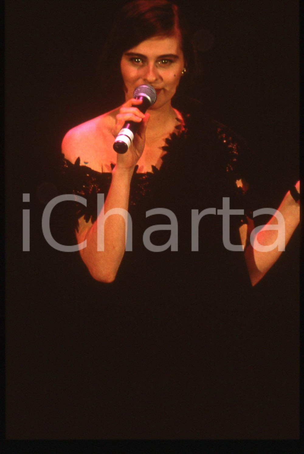 35mm vintage slide* 1990ca MUSICA Lisa STANSFIELD in concerto (80)