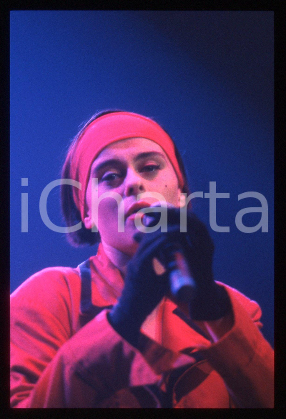 35mm vintage slide* 1990ca MUSICA Lisa STANSFIELD in concerto (70)