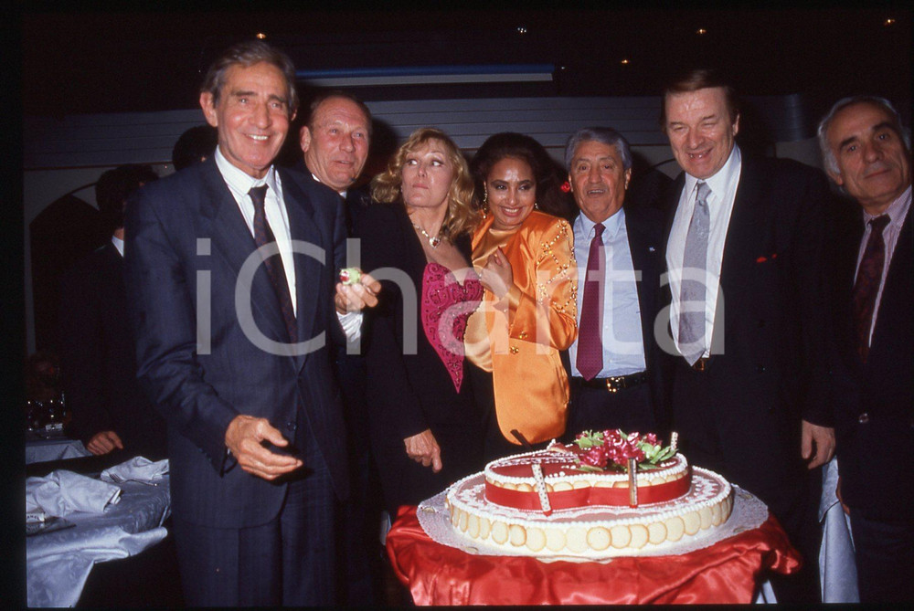  35mm vintage slide* 1991 MILANO  Kim NOVAK Walter CHIARI Pier Quinto CARIAGGI 