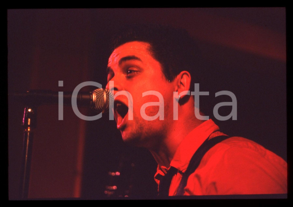 35mm vintage slide* 2000ca MUSICA Billie Joe ARMSTRONG dei GREEN DAY (1)