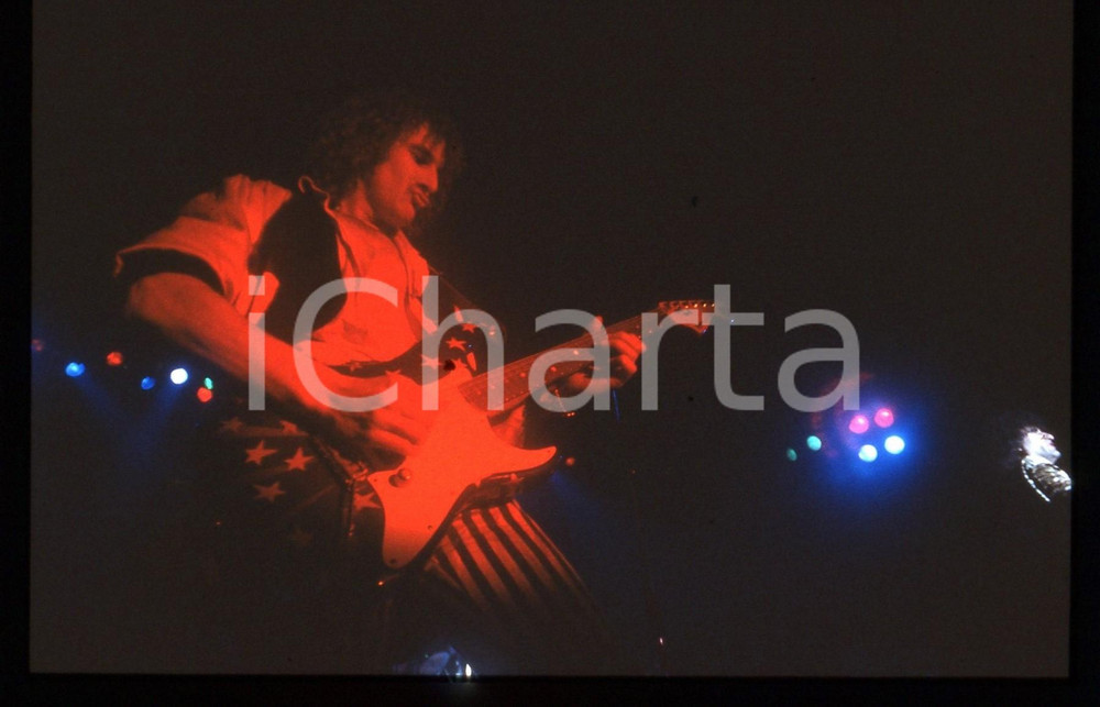 35mm vintage slide* 1982 MILANO Fernando VON ARB dei KROKUS  in concerto (4)