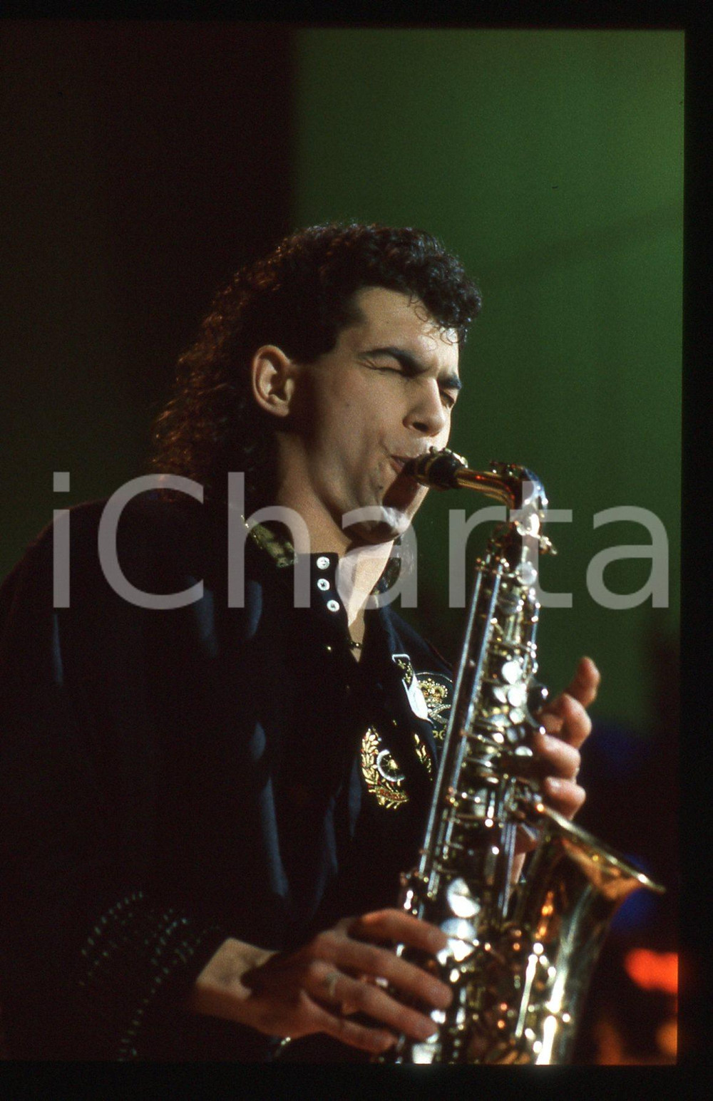 35mm vintage slide* 1986 SANREMO Francesco GUALERZI "HERTZ" al Teatro Ariston 25
