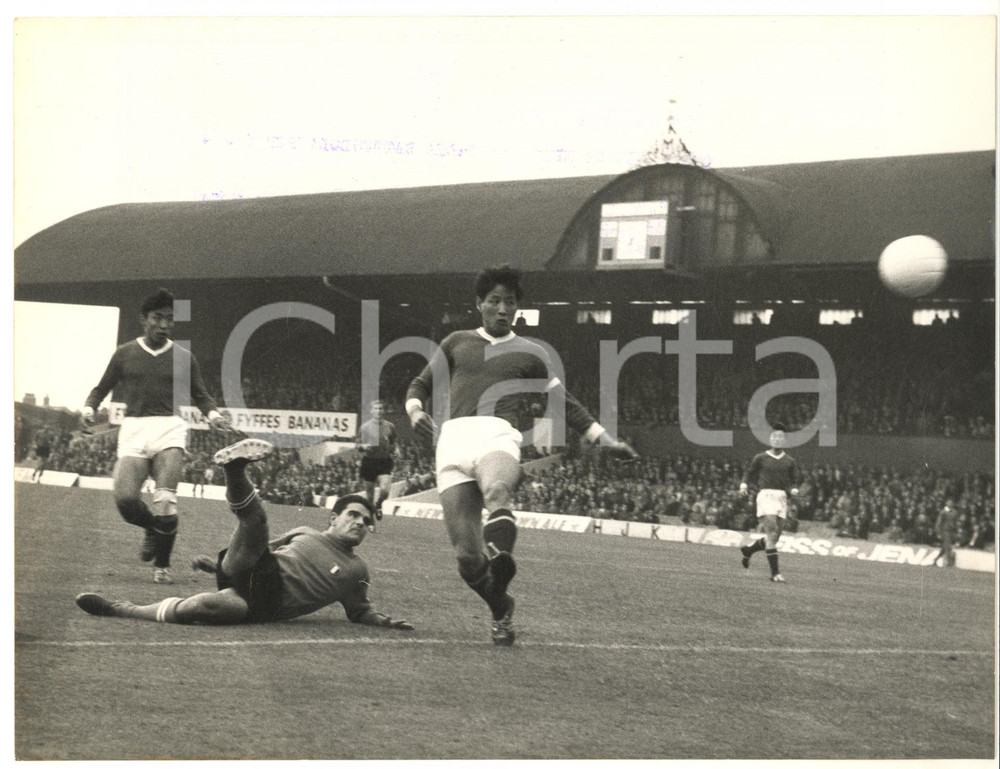 1966 CALCIO MONDIALI SUNDERLAND (UK) COREA DEL NORD-ITALIA 1-0 *Foto DANNEGGIATA
