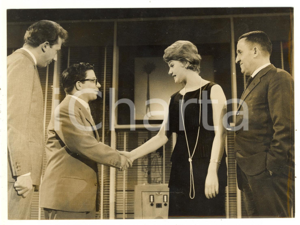 1958 LASCIA O RADDOPPIA? Mike BONGIORNO Pietro SOLENNE Sylva KOSCINA Luigi ZAMPA