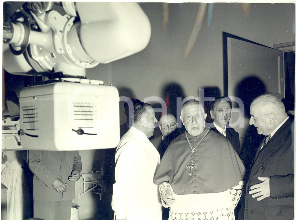 1953 TORINO Inaugurazione Istituto del Cancro - Card. Maurilio FOSSATI *Foto