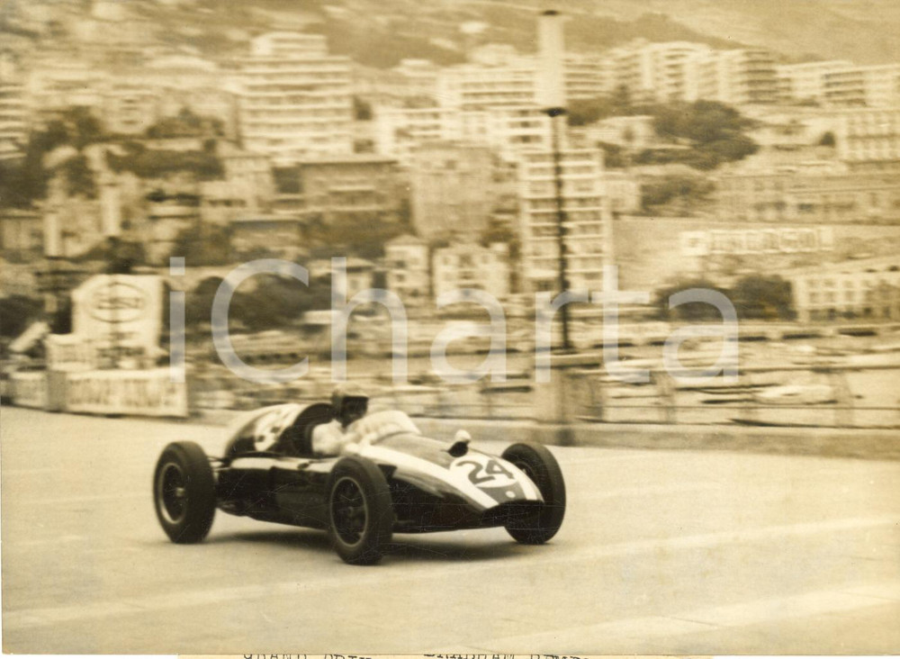 1960 AUTOMOBILISMO GRAND PRIX DE MONACO Il vincitore Jack BRABHAM - Foto