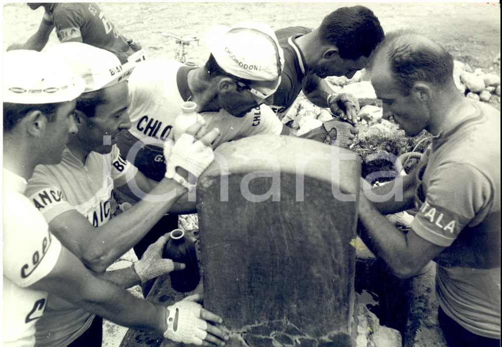 1955 CICLISMO GIRO D'ITALIA Riccardo FILIPPI Angelo CONTERNO Giancarlo ASTRUA