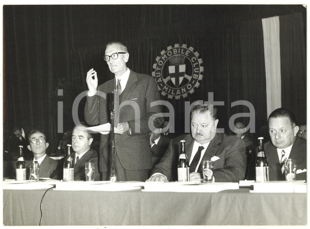 1964 STRESA ACI Conferenza del Traffico - Discorso principe Filippo CARACCIOLO