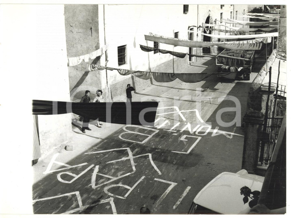 1963 CONCESIO (BS) Paese in festa per l'elezione di Papa PAOLO VI *Foto 18x13 cm