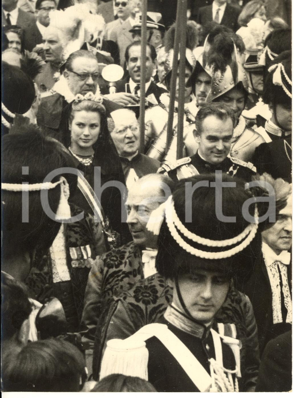 1957 ROMA Ranieri e Grace di Monaco arrivano all'udienza con papa Pio XII *Foto