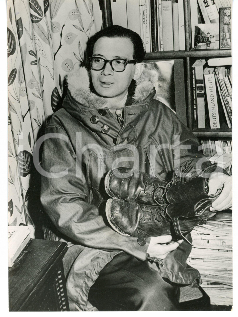 1957 BONN Stuart WHITEHILL KELLOGG militante rivoluzione ungherese *Foto 13x18