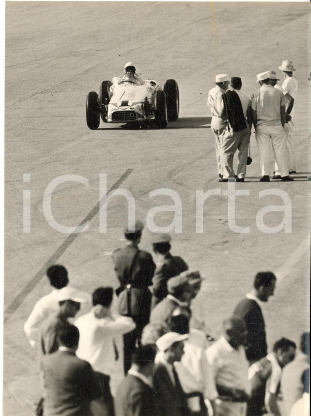 1958 AUTOMOBILISMO MONZA 500 MIGLIA Allenamento di Jimmy BRYAN - Foto 13x18 cm
