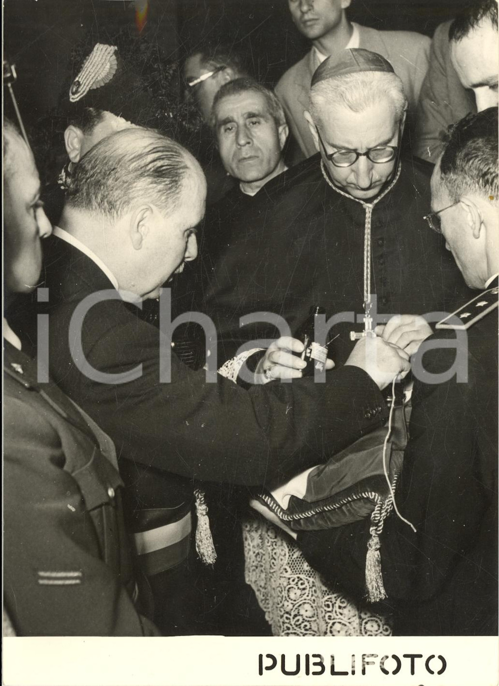 1953 Abbazia di MONTECASSINO Rito della Riconciliazione - Salvatore REBECCHINI 