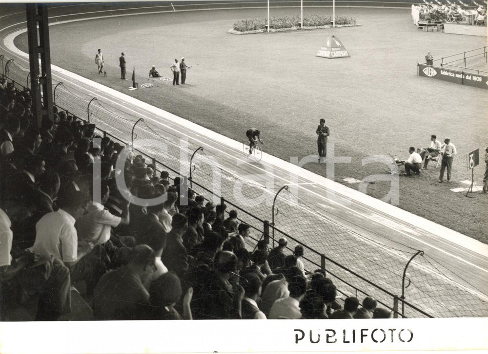 1955 MILANO Velodromo VIGORELLI - Mondiali CICLISMO DILETTANTI - Leandro FAGGIN