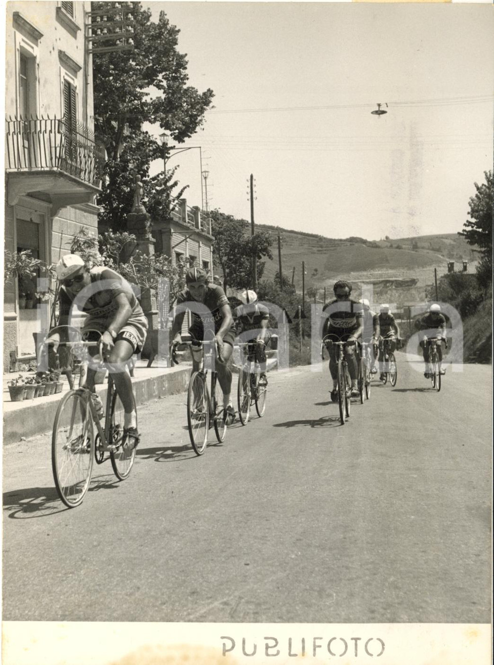 1954 CICLISMO CASTELL'ARQUATO Allenamento dilettanti per campionati mondiali 