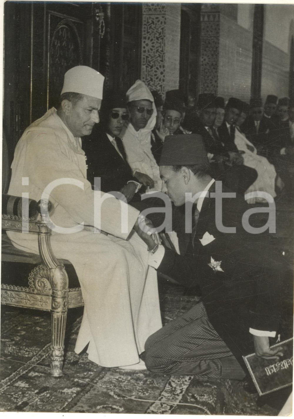 1957 MAROCCO Re Mohammed V nomina il figlio Hassan principe ereditario - Foto