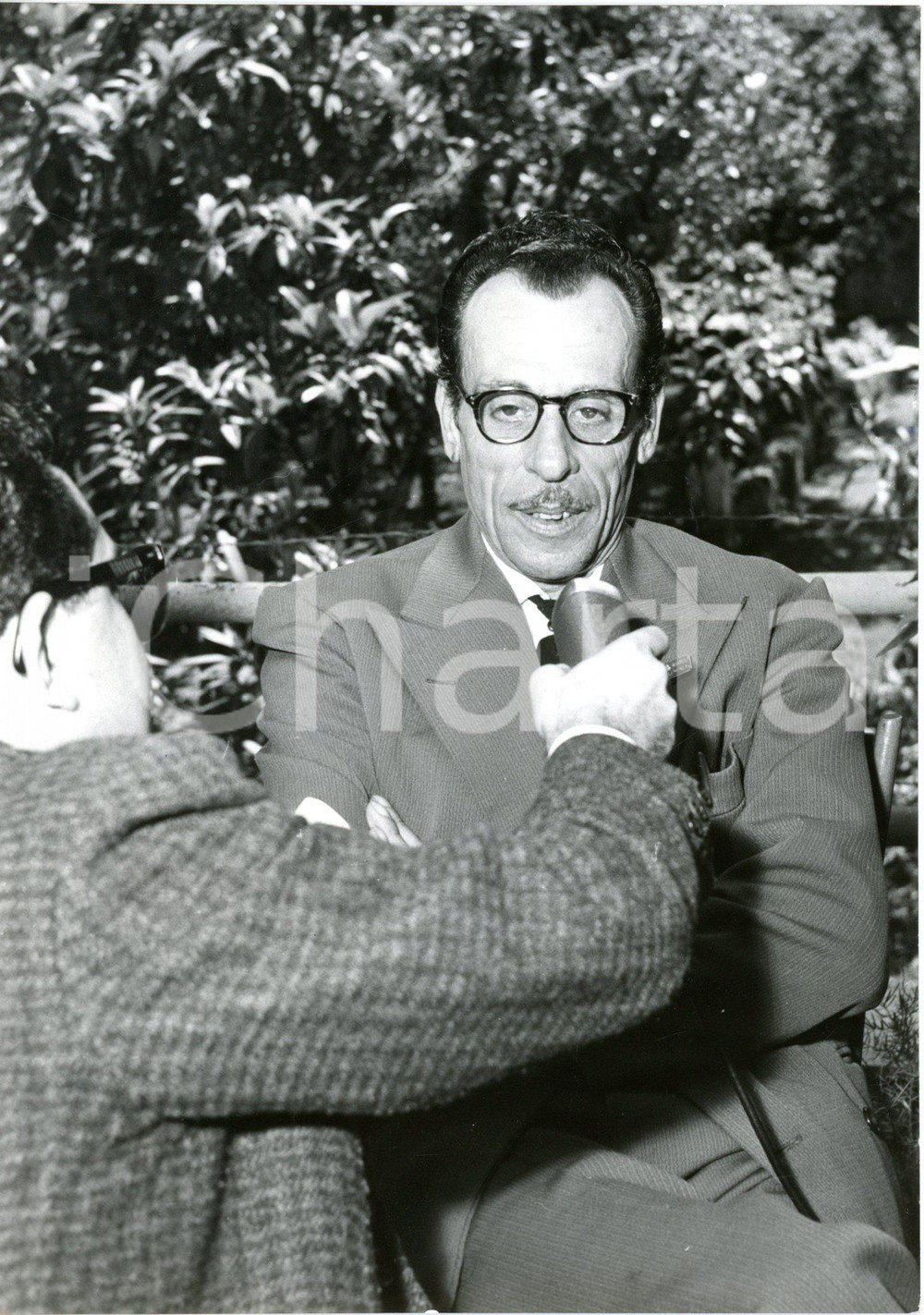 1960 NAPOLI VINCITA TOTOCALCIO - Vincenzo FORMICOLA durante conferenza stampa