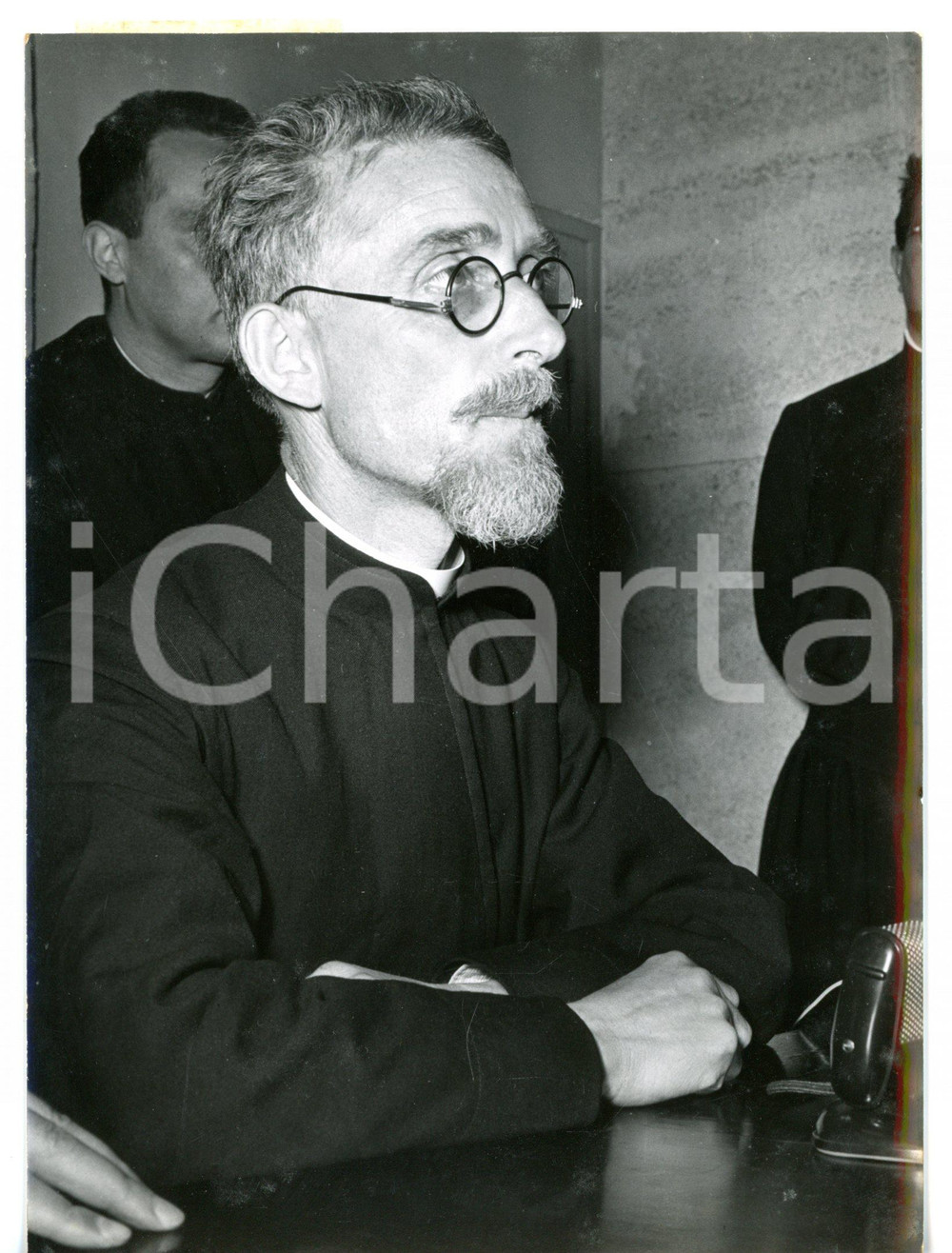 1955 ROMA Conferenza "La sua vita in Russia" - Pietro LEONI Padre gesuita *Foto