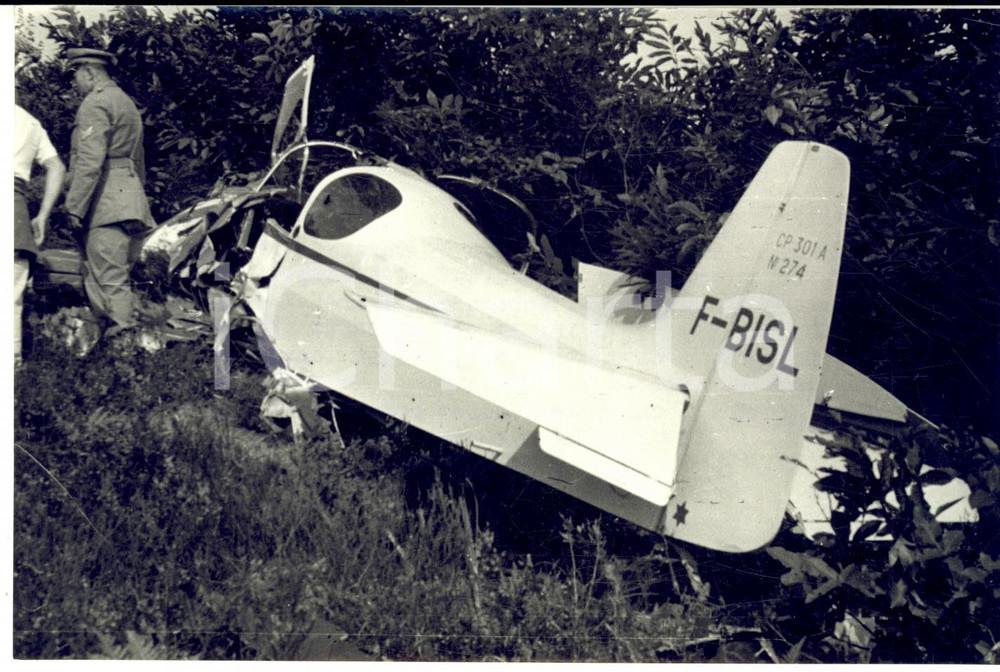 1959 Località LA RATTA (LIGURIA) Aereo biposto C.P. 301 precipitato (2) *Foto
