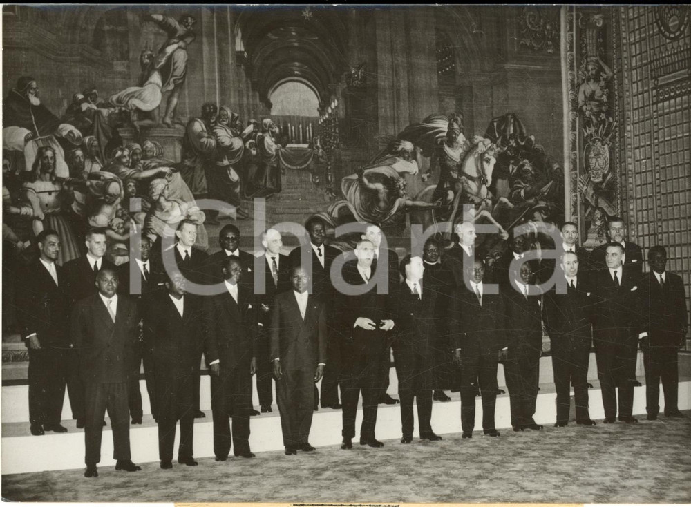 1959 PARIS Premiers of the "French Community" meeting Charles DE GAULLE *Foto