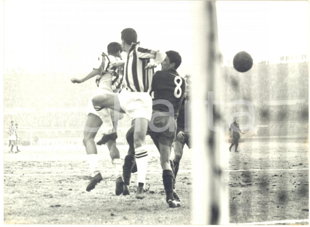 1960 ca CALCIO SERIA A TORINO Azione in area JUVENTUS *Foto 18x13 cm