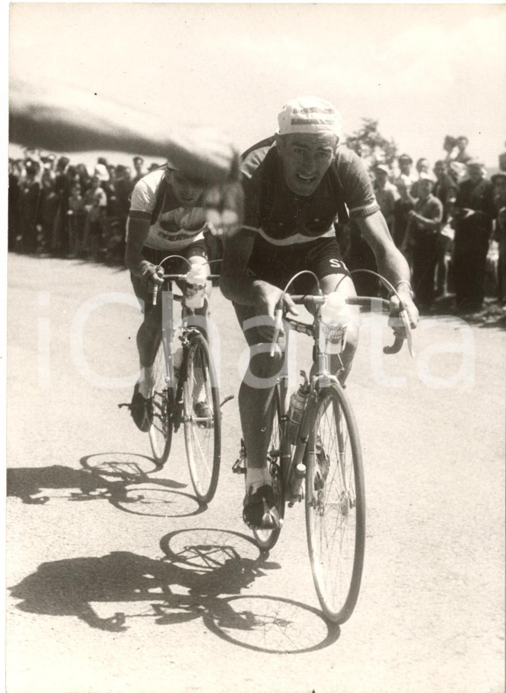 1954 CYCLISME TOUR DE FRANCE Etape TOULOUSE-MILLAU Louison BOBET au Col de Sié
