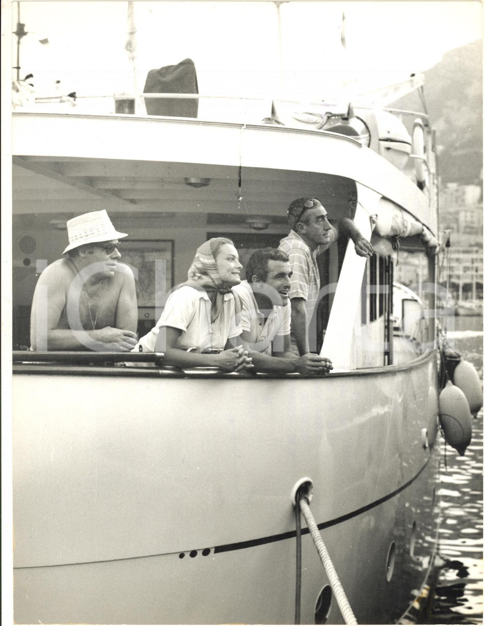 1966 MONTECARLO Birgitta LAAF con il banchiere Antonio MUNOTIS *Foto 18x24
