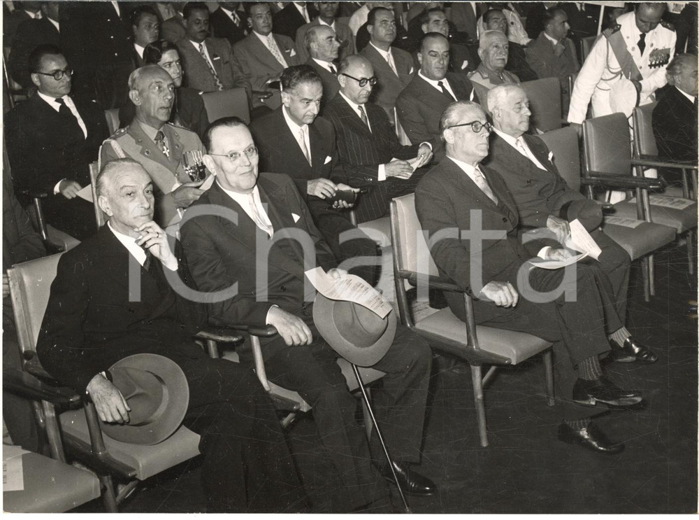1955 ROMA EUR Inaugurazione del Congresso delle Città - Le autorità *Foto