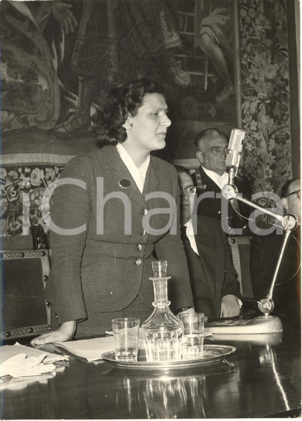 1957 ROMA Congresso Lavoratrici ACLI - Antonietta CERRUTI RAVASIO *Foto 13x18