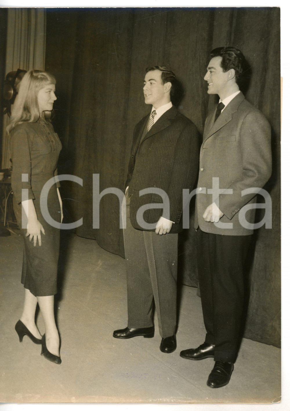 Fotografia d epoca originale 1956 PARIS FÃ©dÃ©ration des industries du vÃªtement masculin  Ã‰lÃ¨ve du COURS SIMON 1