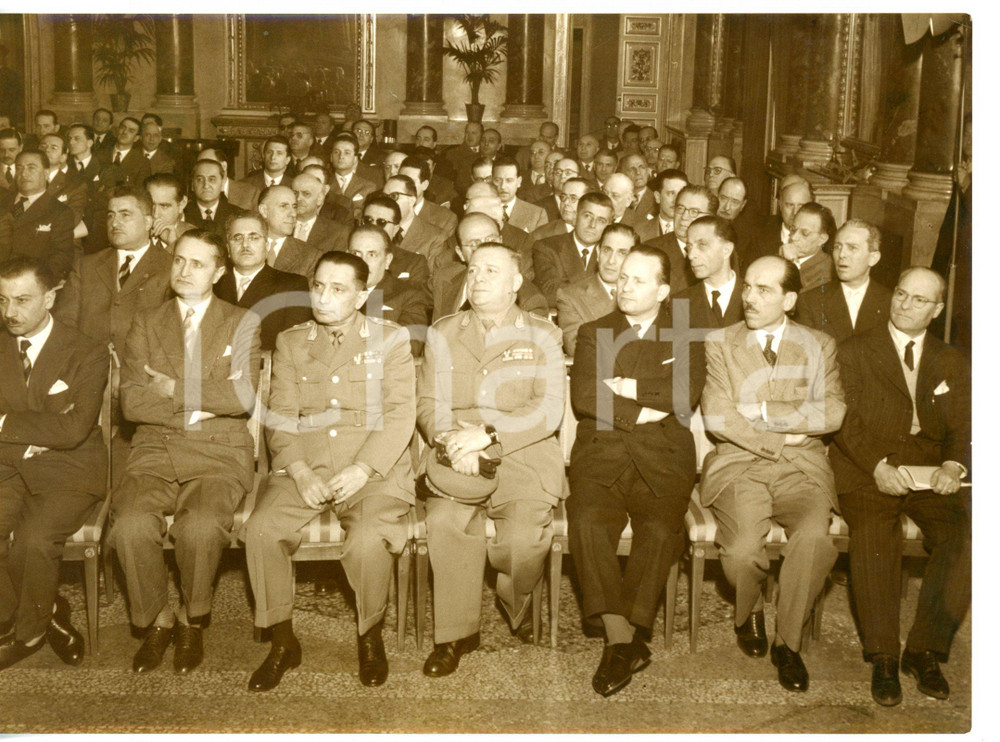 1955 MILANO Circolo della Stampa - Convegno dei funzionari del fisco *Foto 18x13