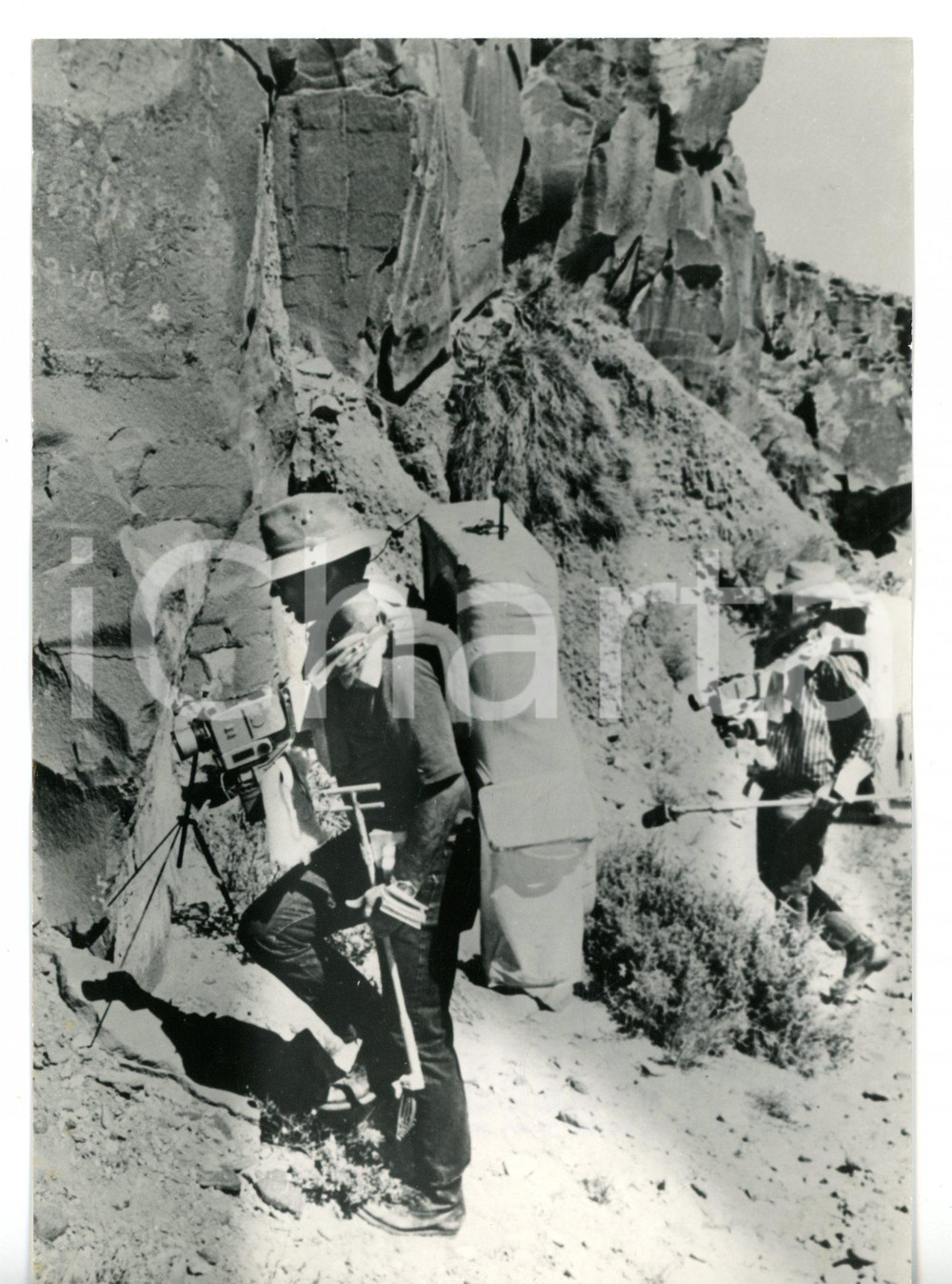 1971 TAOS (USA) Astronauti John Watts YOUNG e Charles DUKE durante addestramento