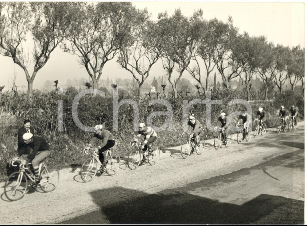 1955 ca CICLISMO VALEGGIO SUL MINCIO Raduno Dilettanti Azzurrabili - Foto 18x13