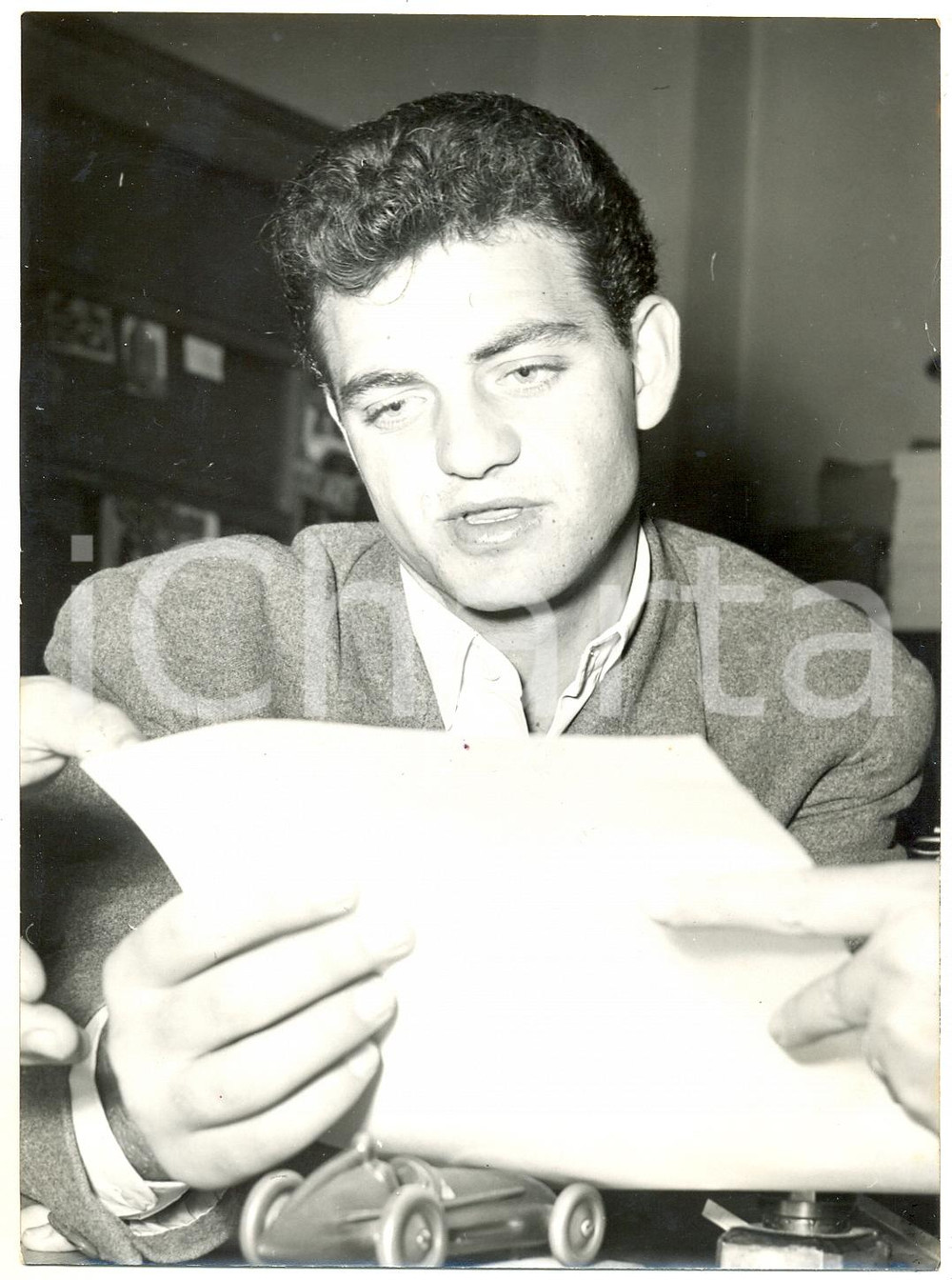 1955 ca BOLOGNA - BASKET Kostantino MURUTSIS Nuovo giocatore S.C. GIRA PRETI