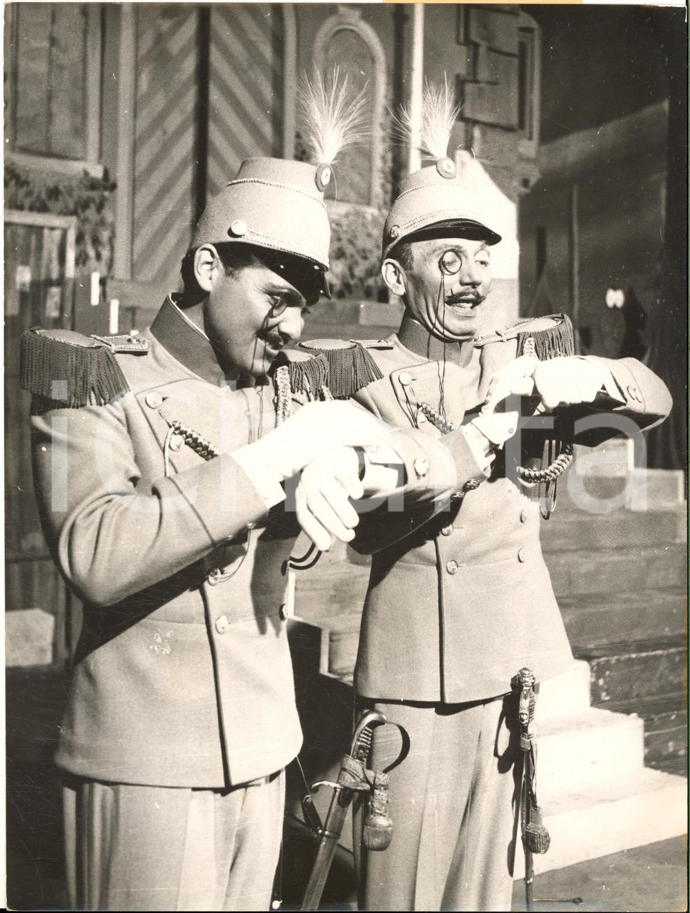 1953 MUNICH THEATRE A scene from Ziehrer's operetta "The Tramps" *Photo 15x20 cm
