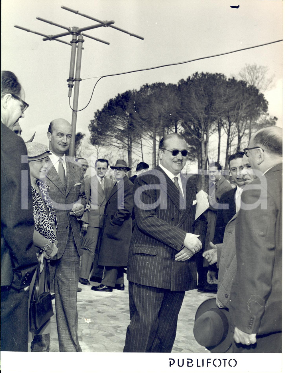 1953 PORTOFINO Presidente RAI Cristiano RIDOMI inaugura nuovo trasmettitore GE 1
