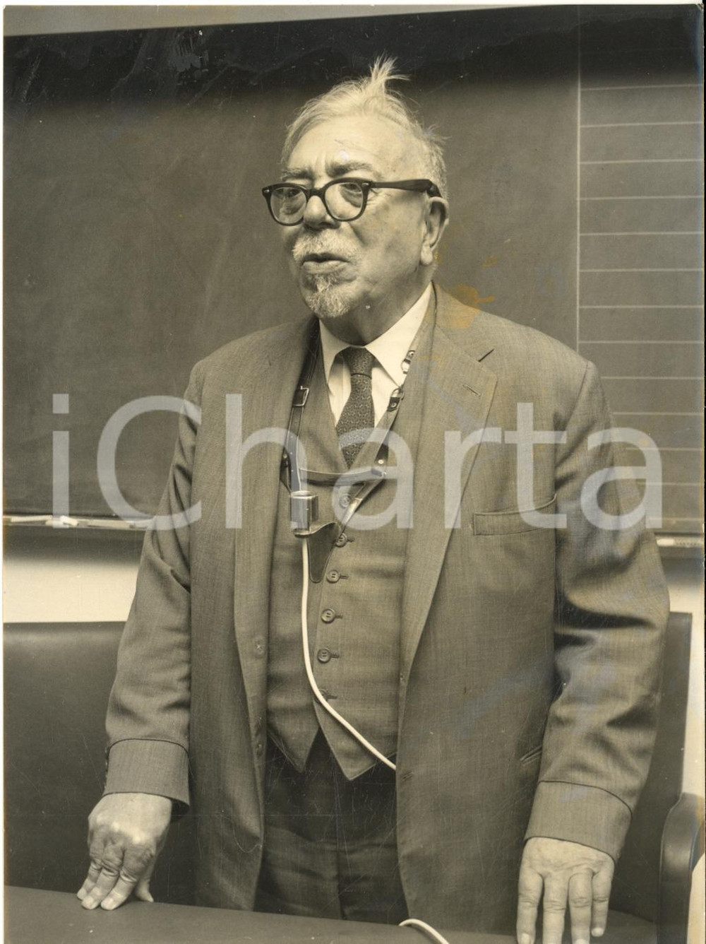 1962 SAN DONATO MILANESE Conferenza prof. Norbert WIENER a Metanopoli *Foto