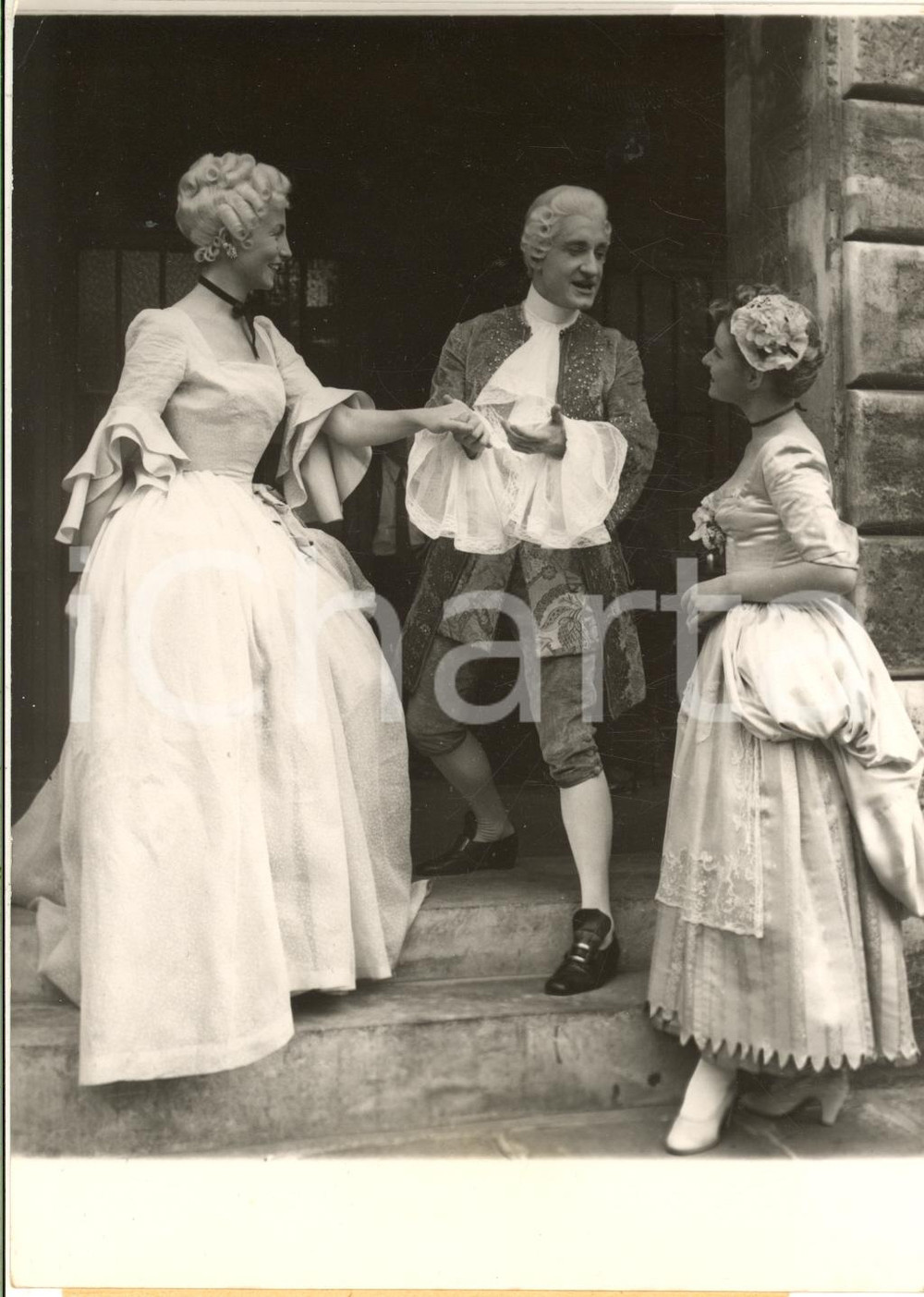 1954 PARIS Concours de Comédie - Jacques SEREYS dans "Le Legs" de Marivaux PHOTO