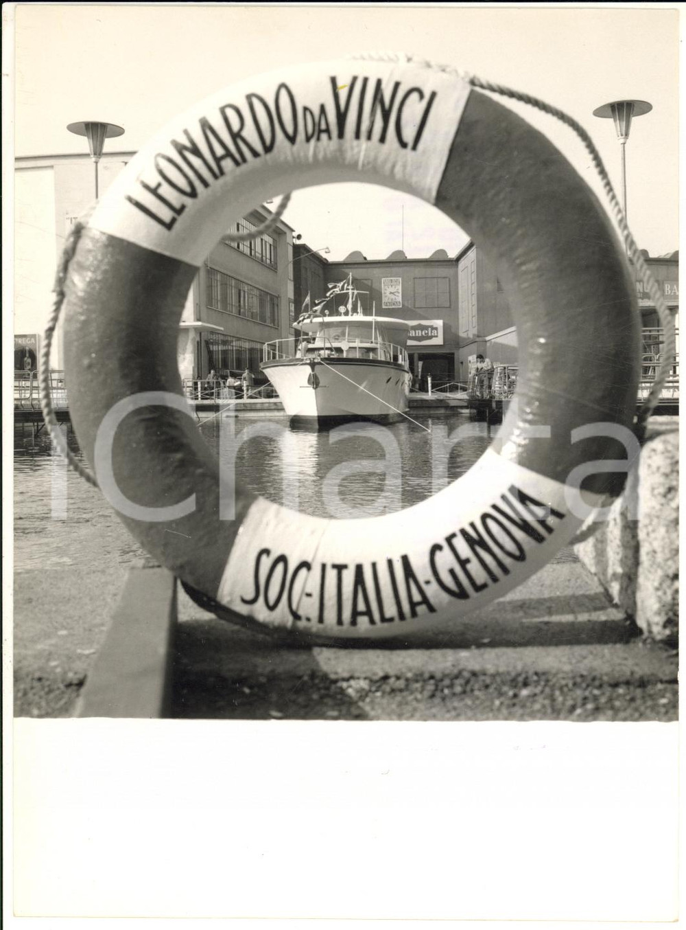 1960 MILANO Fiera Campionaria - Salvagente t/n LEONARDO DA VINCI *Foto ARTISTICA