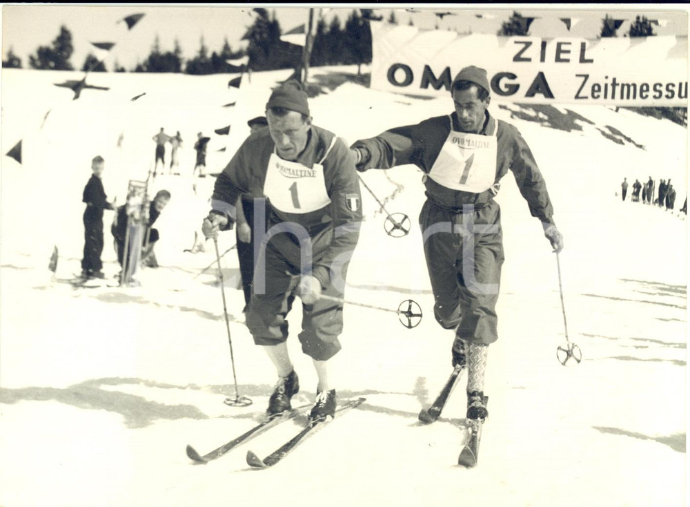 1954 SCI GANTISCH KURIKKALA CUP Staffetta Federico DE FLORIAN Ottavio COMPAGNONI